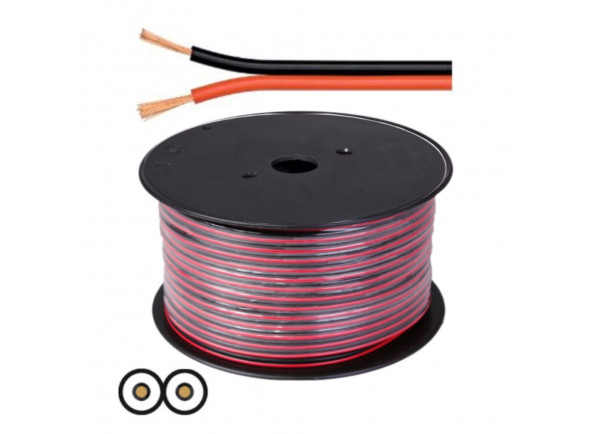 VSOUND Cabo Coluna 2x1.50mm Preto/Vermelho VSOUND Cabo Coluna 2x1.50mm Preto/Vermelho